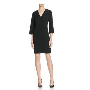 Cooper & Ella Black Lydia Deep-V Dress. Size Small